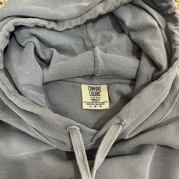 Men/Women Blue Hoodie - Picture 2 of 2